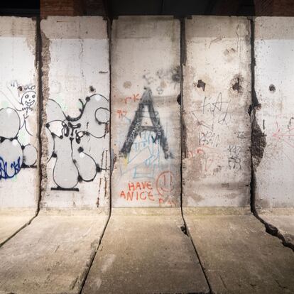 Imagen del Muro de Berlín de la exposición