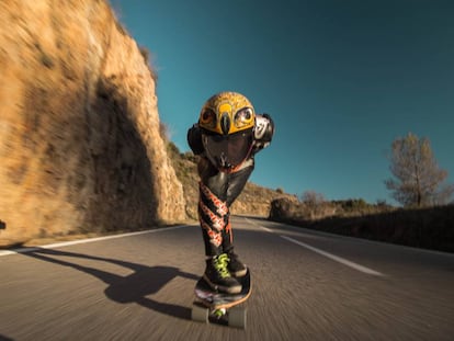 El descenso es una de las disciplinas más espectaculares de los World Roller Games.