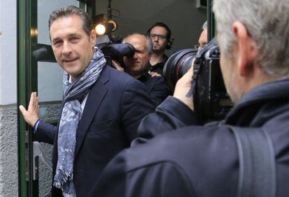 Heinz-Christian Strache, candidato del ultranacionalista FPÖ.