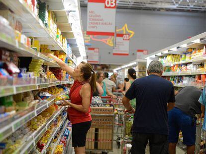 Supermercado en la ciudad brasileña de Vitoria, en el Estado de Espírito Santo.