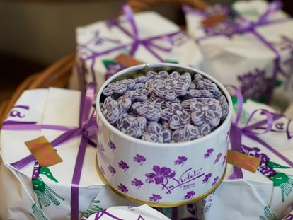 Caramelos de La Violeta, tienda centenaria del centro de Madrid.