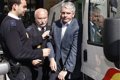 Pablo Crespo, a su llegada al Tribunal Superior de Justicia de Madrid, en mayo de 2009.