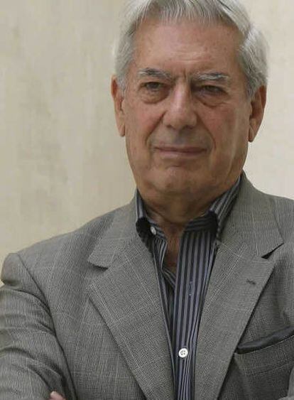 El escritor Mario Vargas-Llosa en Barcelona