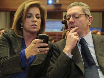Ana Botella y Alberto Ruiz-Gallardón