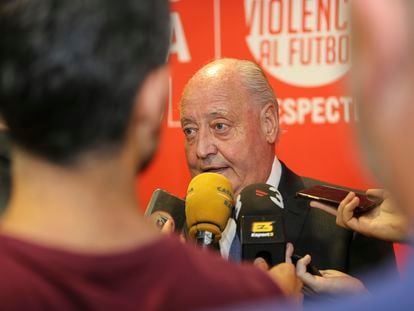 Joan Soteras, presidente de la Federación Catalana de Futbol.