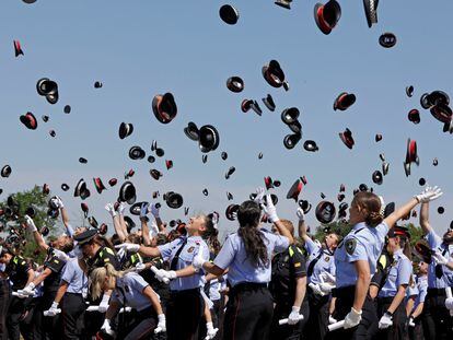 Celebración de la graduación de una promoción de agentes de Mossos, en una imagen de archivo.