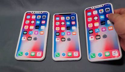 Los presuntos iPhone X de 2018