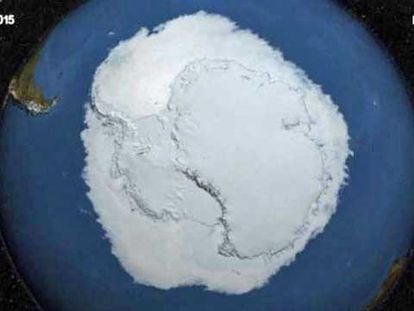 La Antártida más pequeña desde 2008