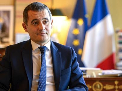 Gerald Darmanin, ministro francés de Presupuesto, este martes en París