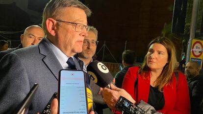 El presidente valenciano Ximo Puig, este lunes en Alicante.