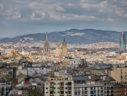 Imagen de Barcelona durante el confinamiento por el coronavirus.