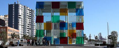 Centre Pompidou Málaga, en el Muelle 1 de la ciudad.