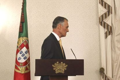 El presidente portugués, Cavaco Silva.