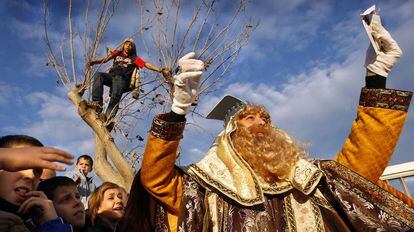 El Rey Mago Gaspar, en Valencia.