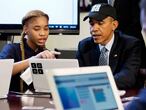 El expresidente Barack Obama figura entre los líderes mundiales que apoyan la labor de CODE.org.