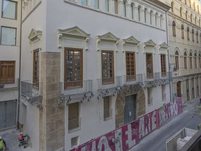 Fachada del Centro de Arte Hortensia Herrero, en el centro de Valencia, en una imagen cedida por la fundación.