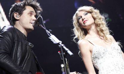 John Mayer y Taylor Swift.