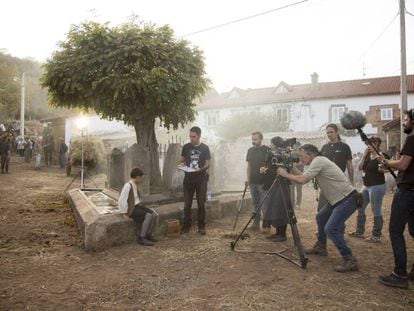 Rodaje en Cantabria de 'Sordo', película dirigida por Alfonso Cortés Cavanillas.