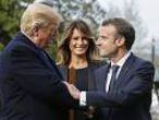 Presidente de EEUU recibe a su homólogo de Francia