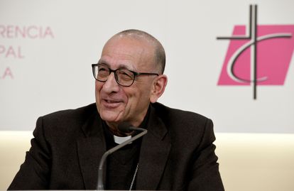 El nuevo presidente de la Conferencia Episcopal Española, Juan José Omella, este martes.