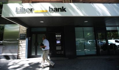  Una oficina de Liberbank en Madrid 