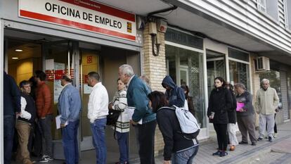 Imagen de una oficina de empleo.