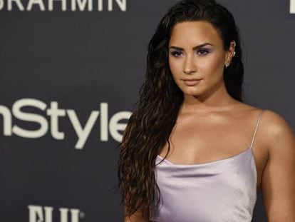 La actriz y cantante Demi Lovato en los premios InStyle, en octubre de 2017. 