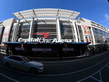 Vista exterior del Capital One Arena, pabellón donde juegan los Washington Wizards, las Washington Mystics y los Washington Capitals