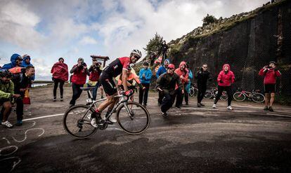 Alberto Contador, en la Vuelta a España de 2017.