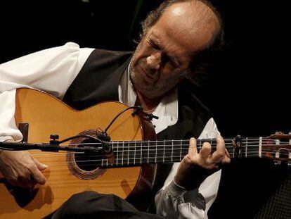 Paco de Lucía, en una actuación en 2010.
