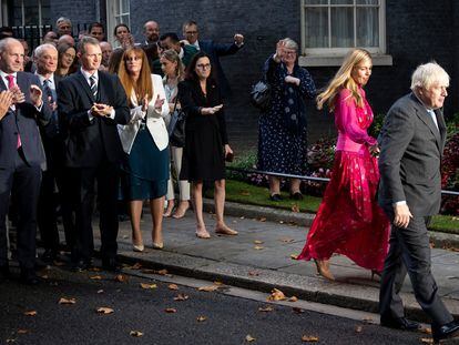 La despedida de Boris Johnson como primer ministro del Reino Unido, en imágenes