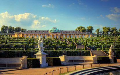 Jardines del palacio de Sanssouci, el Versalles berlin&eacute;s, construido en Postdam, a las afueras de la capital alemana. 