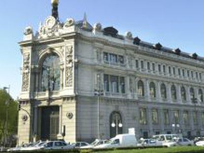 Fachada del Banco de Espa&ntilde;a. 