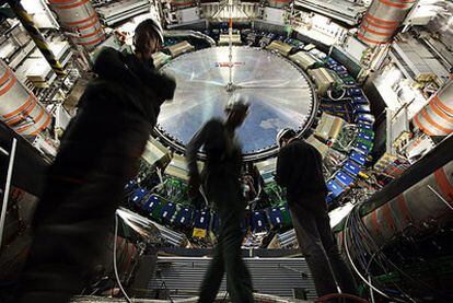 El detector Atlas es uno de los que registran las colisiones en el LHC.