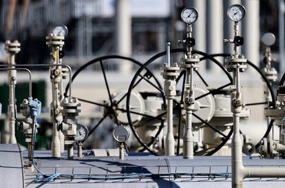 El Nord Stream 1, a su paso por Lubmin (Alemania), en marzo.