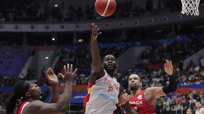 Garuba, en el Mundial ante Canadá.