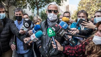 Marcos Benavent, exgerente de la empresa pública Imelsa, a su llegada a los juzgados de Valencia el pasado mes de octubre.