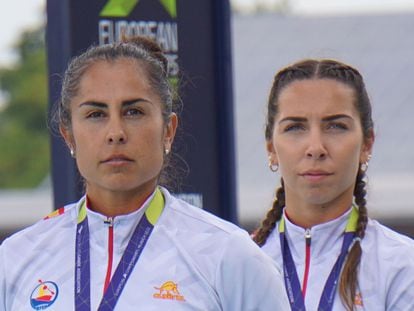 María Corbera y Antía Jácome, plata en el C2-200 en los Europeos de Múnich.