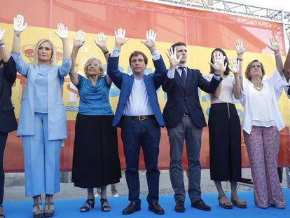 Homenaje a Miguel &Aacute;ngel Blanco en Madrid.