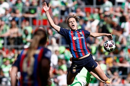La defensa azulgrana Irene Paredes, durante la final.