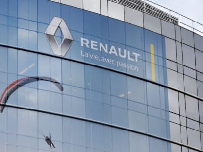 Sede del constructor franc&eacute;s de autom&oacute;viles Renault en Boulogne Billancourt, cerca de Par&iacute;s, Francia.