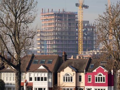 Edificio en construcción en Nine Elms, al sur de Londres, en una fotografía del pasado 23 de enero.