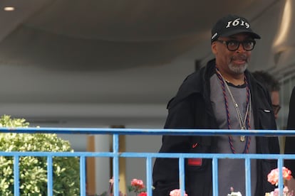 Spike Lee, président du jury cannois, à l'hôtel Martinez, hier lundi.