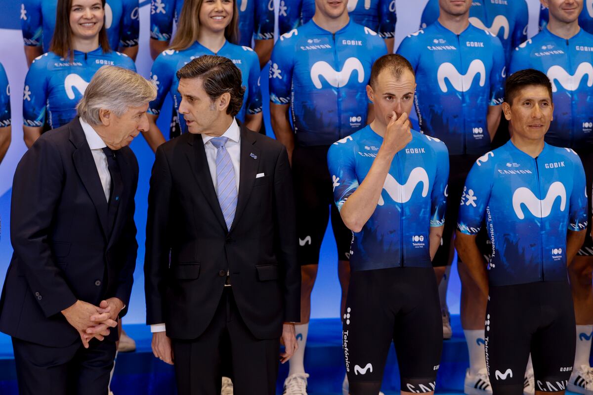 Equipo Movistar Tecnología Con Alma Enric Mas Y Nairo Quintana Ciclismo Deportes La 6712