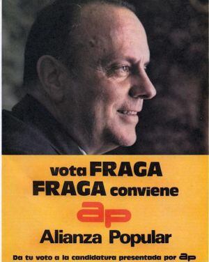 Cartel electoral de Alianza Popular en 1977.