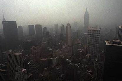 Vista de Nueva York desde el edificio de la General Electric.
