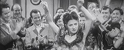 Secuencia de 'La Lola se va a los puertos', de 1947.
