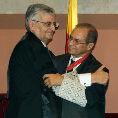 Martín Rodríguez Sol con Eduardo Torres Dulce.