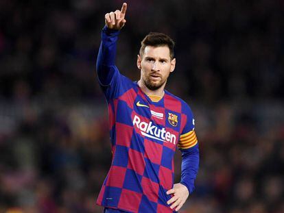 Messi, en el partido del Barcelona contra el Mallorca del pasado 7 de diciembre.