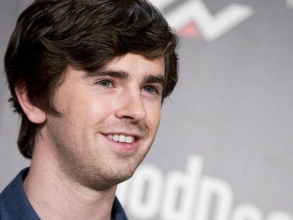 El actor Freddie Highmore, el pasado martes en Madrid. En vídeo, trailer de la serie.